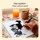 Cozy Monochrome Coloring Bundle, 220 Designs, Just One Color, Cottagecore