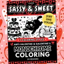 Anti-Valentine: Sassy & Sweet Monochrome Coloring Pages