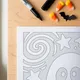 Bold & Easy Halloween Monochrome Coloring Book, Cozy Spooky Cute Ghost Pumpkin Pages, One Color Kids Adult Printable PDF PNG (50 Designs)