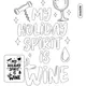 Monochrome Relaxing Coloring Book: Christmas Swear Words, Adult Funny & Sarcastic Quotes, Just One Color Stress Relief Printable (25 Pages)