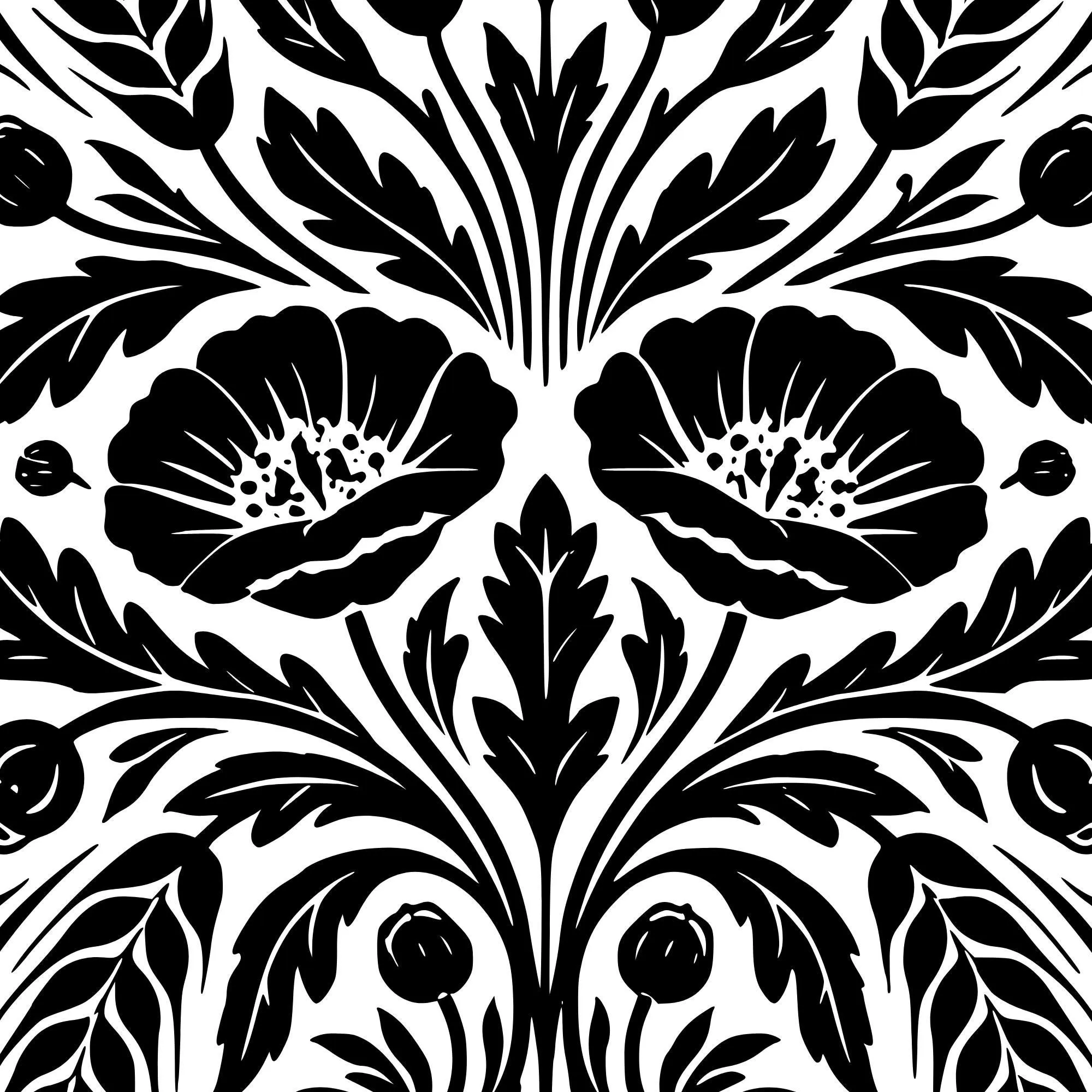 Mindful Mosaics Monochrome Coloring Book, Mediterranean Tile Designs, Anxiety Relief One Color PDF PNG (50 Designs)