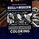 Quill & Requiem Monochrome Coloring Book, Dark Academia Gothic Romance, Poe Victorian Literature Printable PDF (60 Designs)