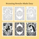 Cottagecore Monochrome Coloring Book, Rustic Tales Folk, One Color Stress Relief Printable Pages PDF PNG (50 Designs)