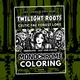 Twilight Roots Monochrome Coloring Book, Dark Fae & Celtic Legends, Woodland Spirits, Printable PDF PNG (60 Designs)
