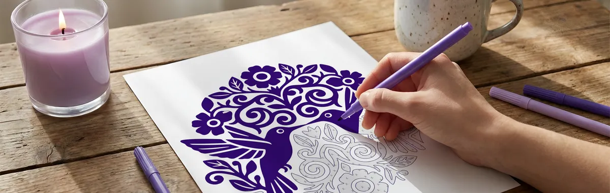 Atmospheric purple paper texture