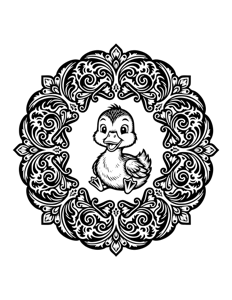 Animal Mandala Monochrome página 13
