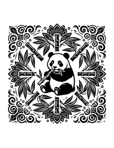 Animal Mandala Monochrome página 29