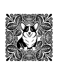Animal Mandala Monochrome página 41