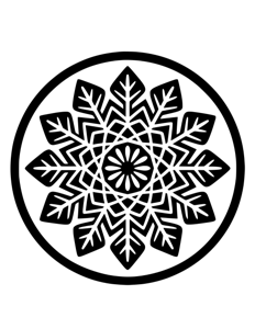 Mandala Monochrome página 6