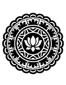 Mandala Monochrome página 11