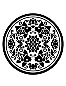 Mandala Monochrome página 16