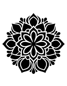 Mandala Monochrome página 17