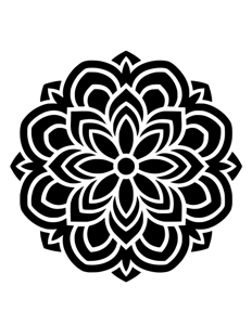 Mandala Monochrome página 18