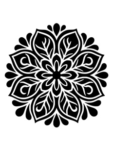 Mandala Monochrome página 19