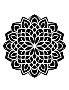 Mandala Monochrome página 22