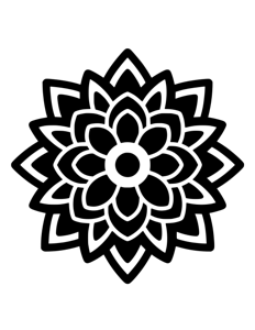 Mandala Monochrome página 23