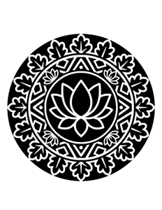 Mandala Monochrome página 24