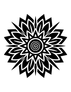 Mandala Monochrome página 27