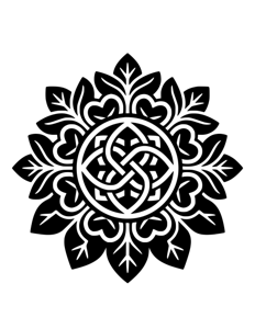 Mandala Monochrome página 32