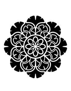 Mandala Monochrome página 33