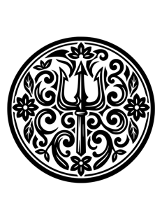 Mandala Monochrome página 34