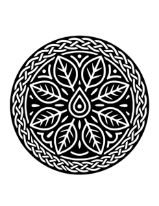 Mandala Monochrome página 39