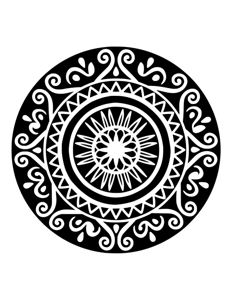 Mandala Monochrome página 45