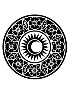 Mandala Monochrome página 49